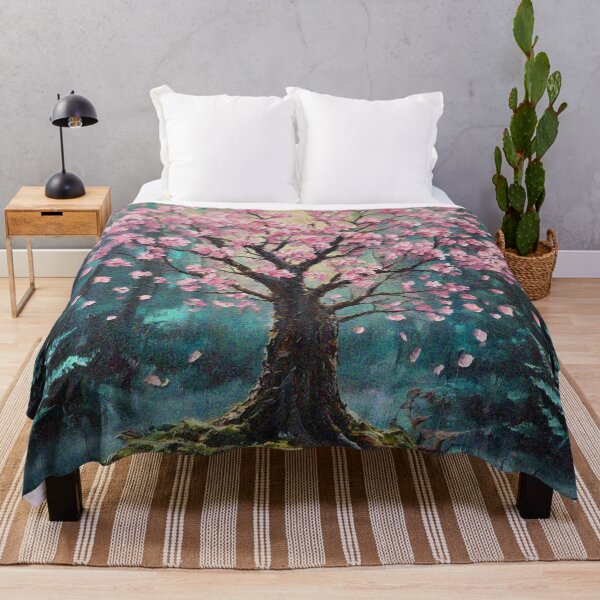 Item preview, Sakura Tree Art – Japanese Cherry Blossom Aesthetic | Pink Floral Nature Design designed and sold by Illuministique.