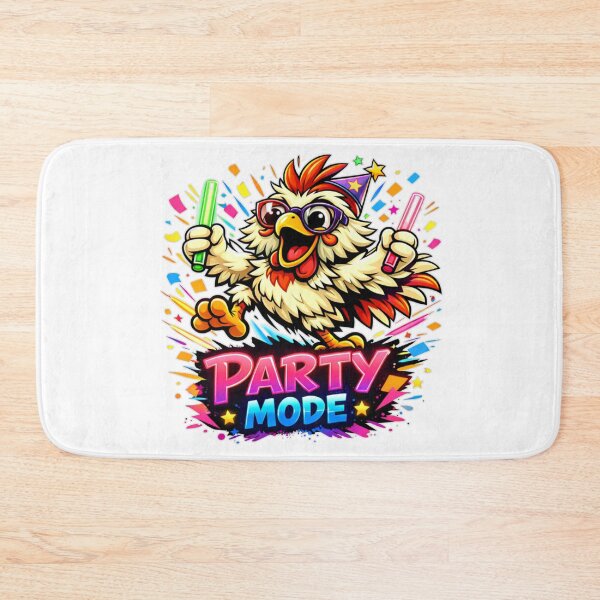 Item preview, Chicken Chaos – Party Mode Funny Dance T‑Shirt designed and sold by MerchlyMike.