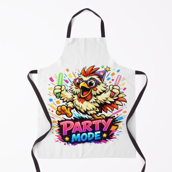 Item preview, Chicken Chaos – Party Mode Funny Dance T‑Shirt designed and sold by MerchlyMike.