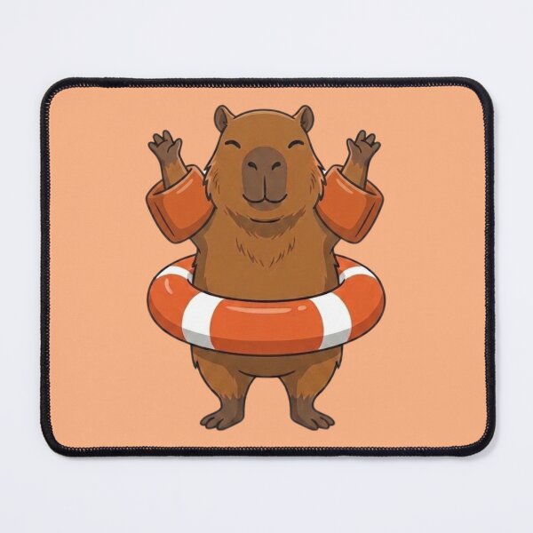 Item preview, Summer Capybara Float Party designed and sold by Ivy-Triggs.