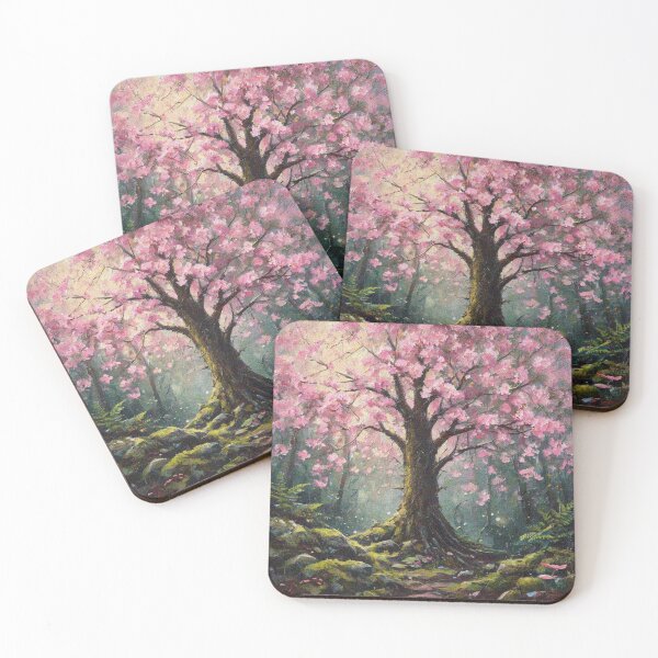 Item preview, Sakura Tree Art – Japanese Cherry Blossom Aesthetic | Pink Floral Nature Design designed and sold by Illuministique.