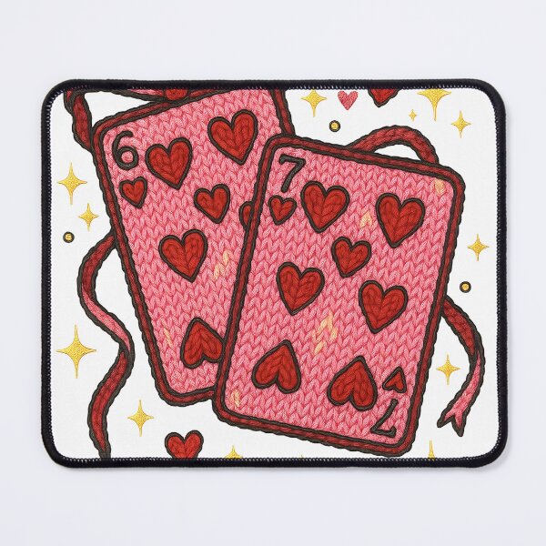 Item preview, Knitted Hearts Playing Cards with Bows designed and sold by DEONDRERONDEL12.