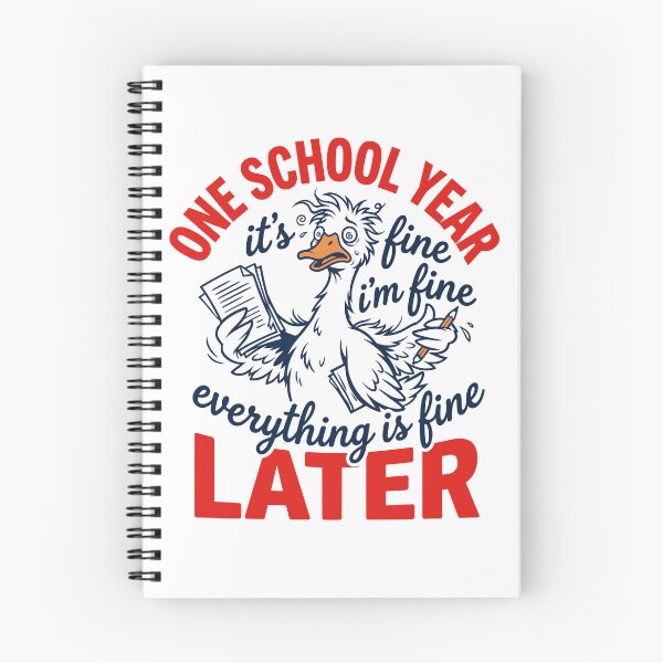 Item preview, One School Year Later Stressed Goose Teacher designed and sold by KroghDs.