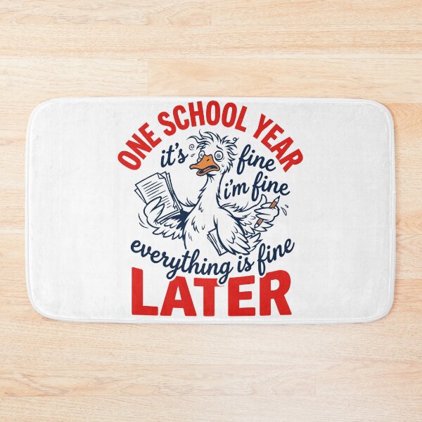 Item preview, One School Year Later Stressed Goose Teacher designed and sold by KroghDs.