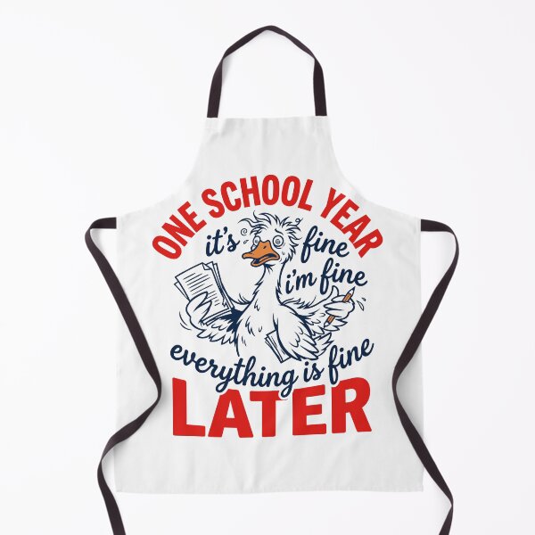 Item preview, One School Year Later Stressed Goose Teacher designed and sold by KroghDs.
