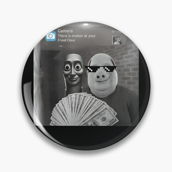 Item preview, Funny Doorbell Camera Meme Thug Life Pig Unexpected Visitor Camera There Is Motion Of Your Front Door designed and sold by SanTiOmal.
