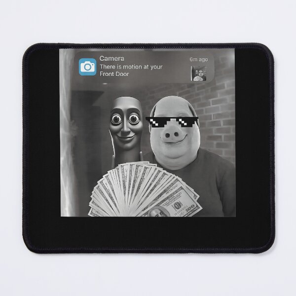 Item preview, Funny Doorbell Camera Meme Thug Life Pig Unexpected Visitor Camera There Is Motion Of Your Front Door designed and sold by SanTiOmal.