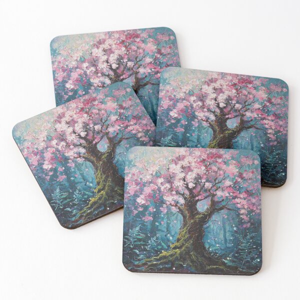 Item preview, Sakura Tree Art – Japanese Cherry Blossom Aesthetic | Pink Floral Nature Design designed and sold by Illuministique.