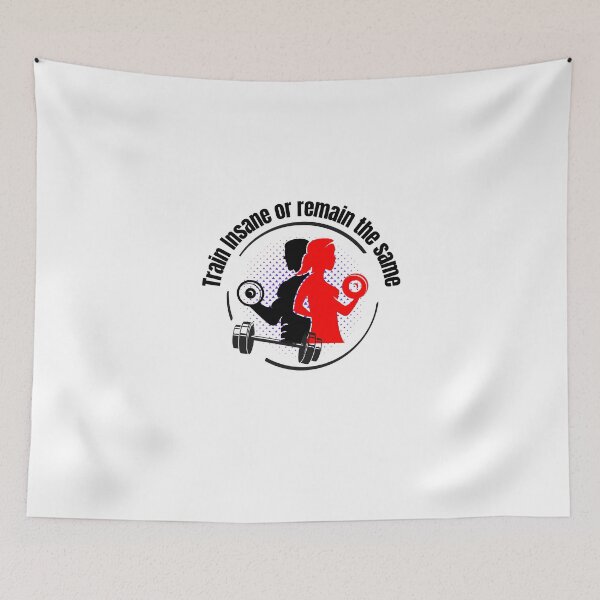 Item preview, Train Insane Or Remain The Same ,Motivational Gym Fitness Design  designed and sold by Palette _Vibes.