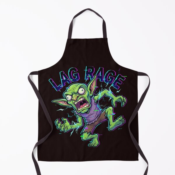 Item preview, Lag Rage Goblin Illustration – Furious Gamer Art designed and sold by ChaosNest.