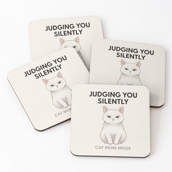 Item preview, Judging You Silently Cat Shirt – Funny Introvert Cat Mom Meme Tee designed and sold by ZyxDes.