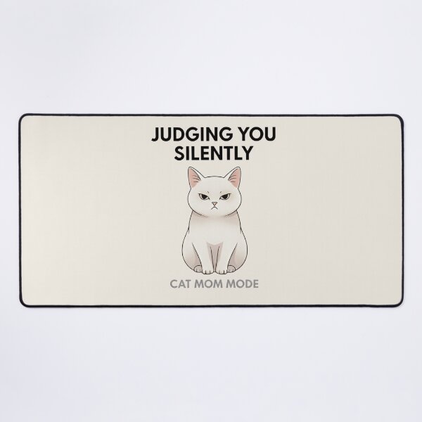 Item preview, Judging You Silently Cat Shirt – Funny Introvert Cat Mom Meme Tee designed and sold by ZyxDes.