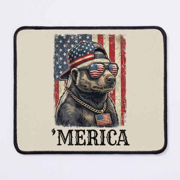 Item preview, 4th of July Patriotic Funny Raccoon Merica designed and sold by dudelinart.