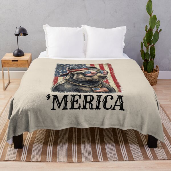 Item preview, 4th of July Patriotic Funny Raccoon Merica designed and sold by dudelinart.