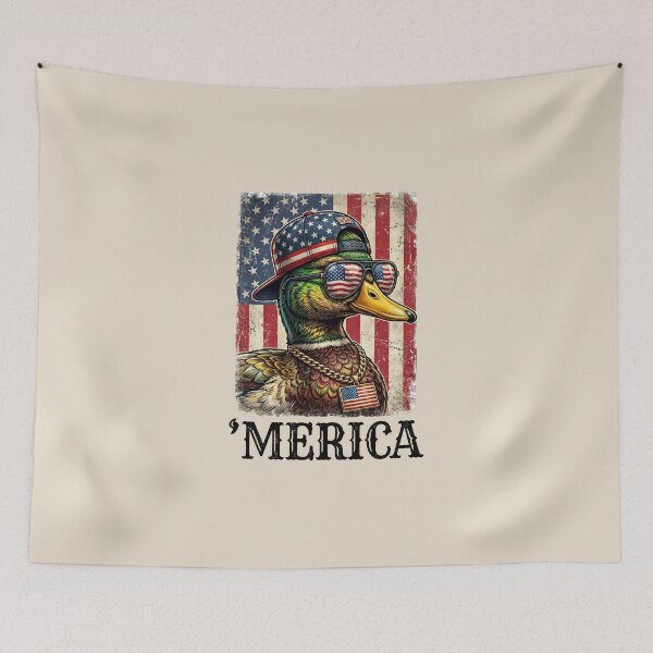 Item preview, ‘Merica Duck Mallard designed and sold by dudelinart.