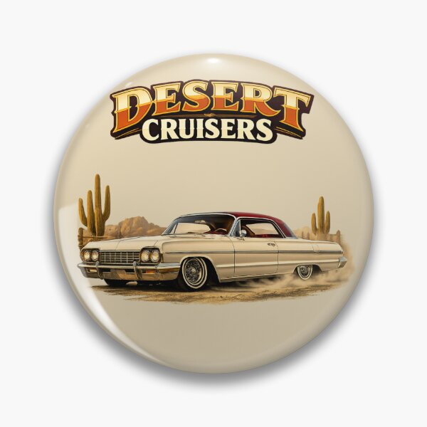 Item preview, Desert Cruisers Classic Lowrider Art designed and sold by Retro Arabica.