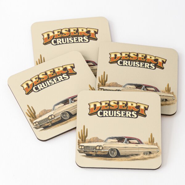 Item preview, Desert Cruisers Classic Lowrider Art designed and sold by Retro Arabica.