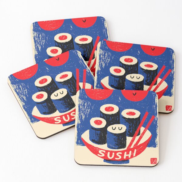 Item preview, Linocut Catch of the Day designed and sold by Retro Type.