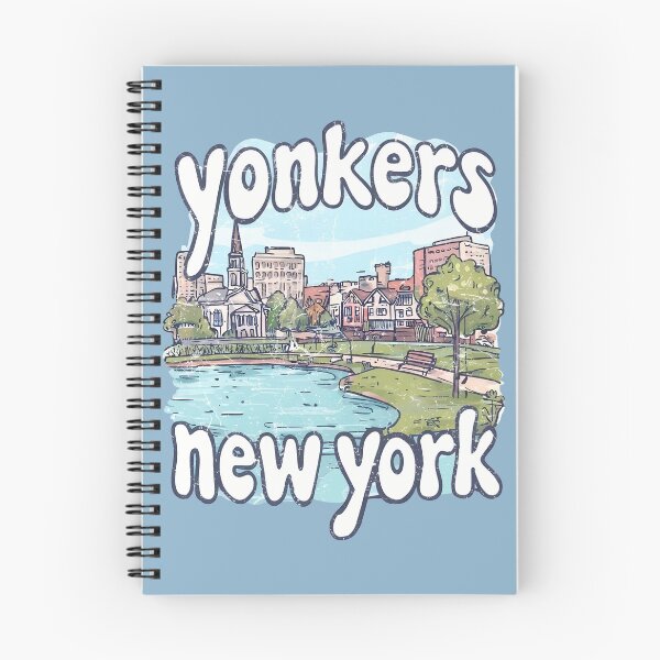 Item preview, Yonkers NY Skyline Cute Cityscape Retro Pastel City  designed and sold by HowToCanadian.