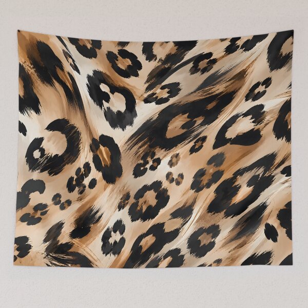 Item preview, Bold Leopard Print Aesthetic Pattern designed and sold by ZetaDream.
