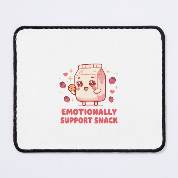 Item preview, Emotional Support Snack Cute Milk Carton Funny Food Meme Kawaii Comfort Food Design designed and sold by KhadijaBatool38.