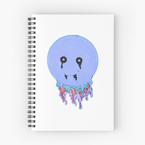 Item preview, Melting Smiley Face with Colors Periwinkle designed and sold by abby4doodles.