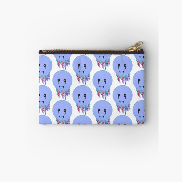 Item preview, Melting Smiley Face with Colors Periwinkle designed and sold by abby4doodles.