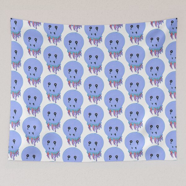 Item preview, Melting Smiley Face with Colors Periwinkle designed and sold by abby4doodles.