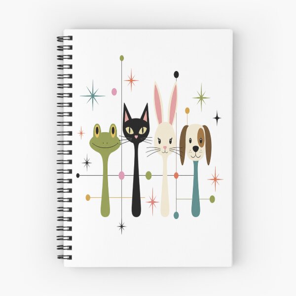 Item preview, Retro Animal Faces Vector Graphic Design designed and sold by ArtoryNest.