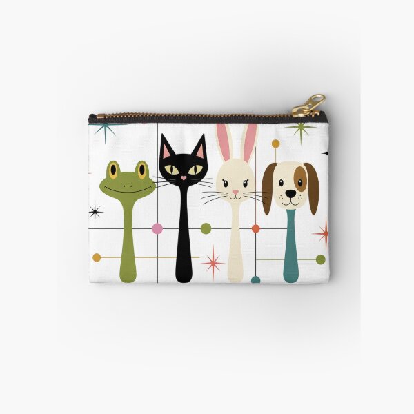 Item preview, Retro Animal Faces Vector Graphic Design designed and sold by ArtoryNest.