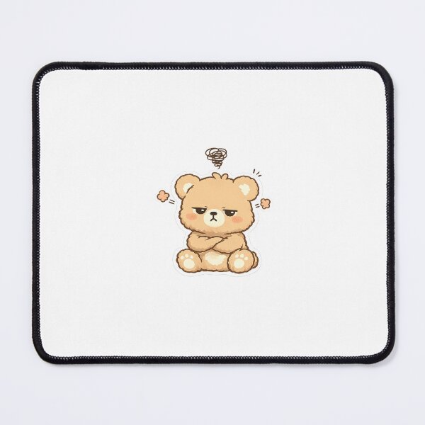Item preview, Grumpy Bear Mood Sticker designed and sold by Cozy Toffee.