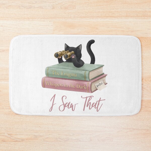 Item preview, I Saw That — Spy Cat Vintage Binoculars Mystery Tee designed and sold by kosimazaki.