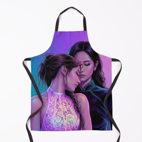 Item preview, Secret Feelings Neon Thai GL Series Lgbtq+ Love Sapphic Decor Poster Print Art Comic designed and sold by Mind Space.