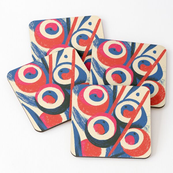 Item preview, Cream Canvas Sushi Platter designed and sold by Retro Type.