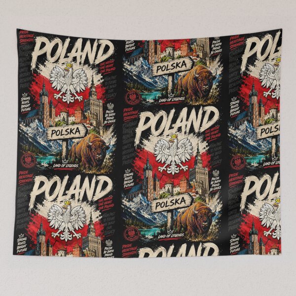 Item preview, Poland Spirit – Land of Legends Graphic designed and sold by Countries&Cities Shop.
