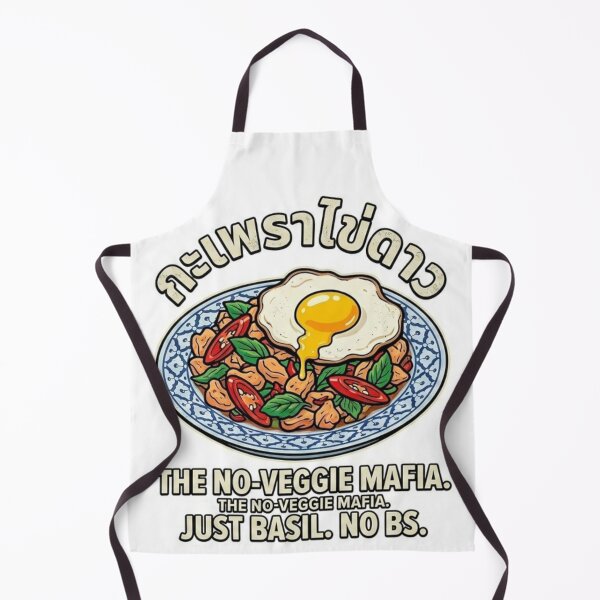 Item preview, Pad Kra Pao No Veggie Mafia Authentic Thai designed and sold by MethatCo.