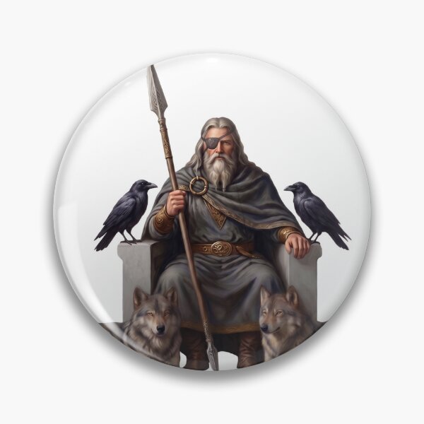 Item preview, odin vallahala, mitolgi nordic, norwey designed and sold by Hephaestus's Forge.