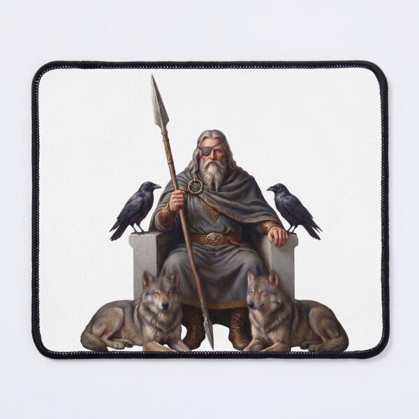 Item preview, odin vallahala, mitolgi nordic, norwey designed and sold by Hephaestus's Forge.