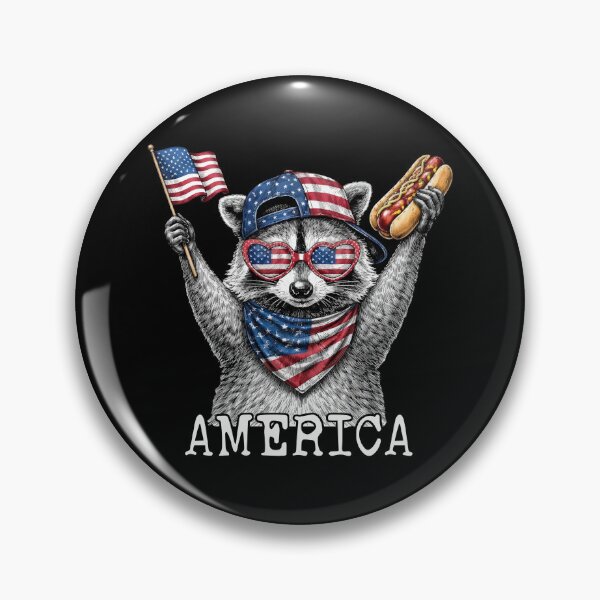 Item preview, 4th Of July Raccoon designed and sold by didiershreves.