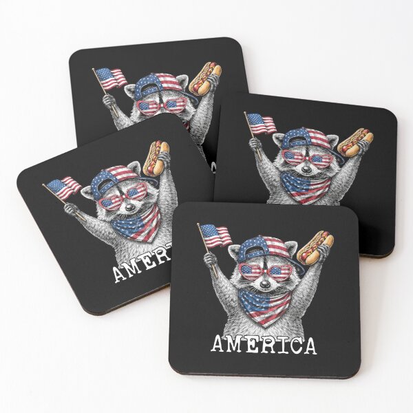 Item preview, 4th Of July Raccoon designed and sold by didiershreves.