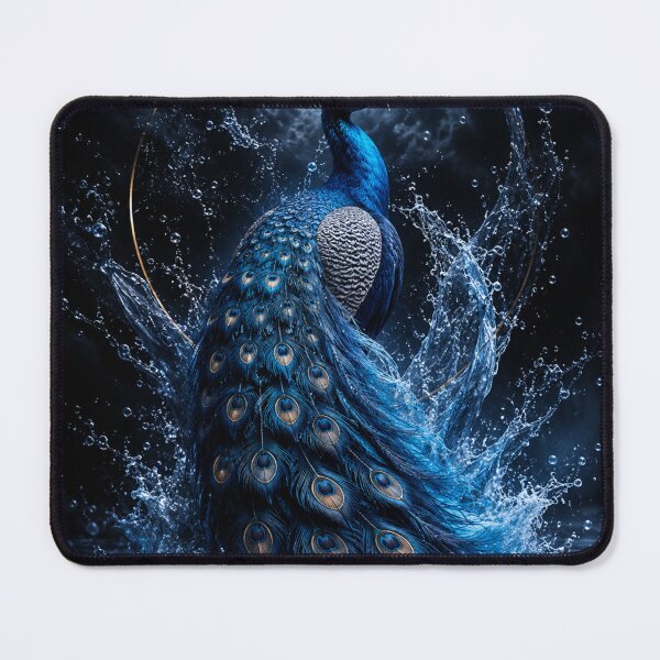 Item preview, Mystic Peacock Water Splash | Dark Aesthetic Fantasy Artwork designed and sold by Sticleg.