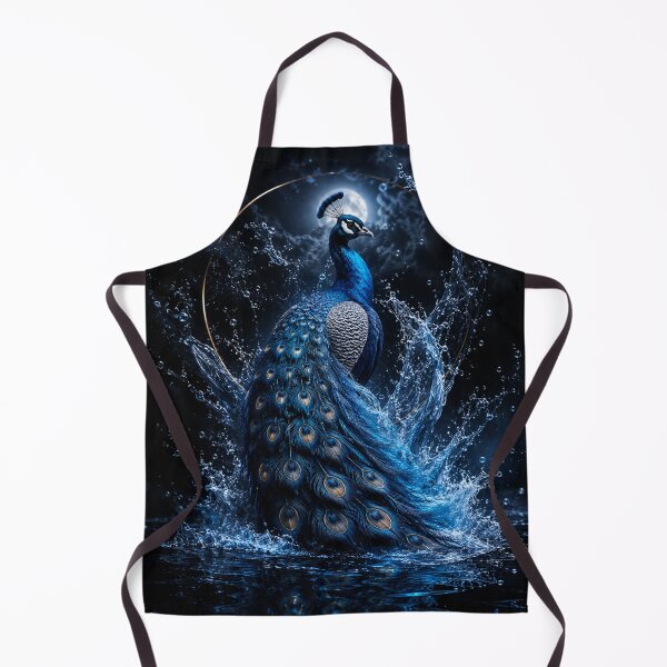 Item preview, Mystic Peacock Water Splash | Dark Aesthetic Fantasy Artwork designed and sold by Sticleg.