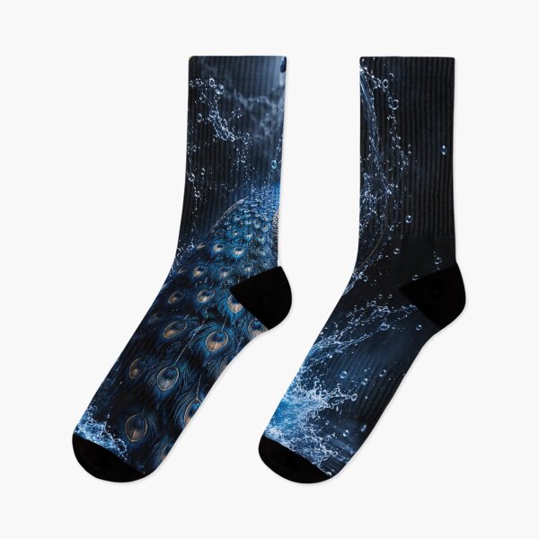 Item preview, Mystic Peacock Water Splash | Dark Aesthetic Fantasy Artwork designed and sold by Sticleg.