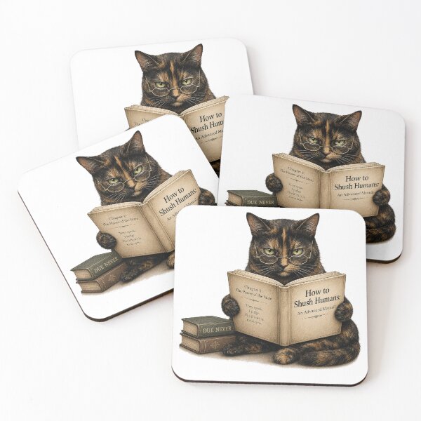 Item preview, Funny Cat Lover Gift for Librarian Book Reader designed and sold by Gentlestate.