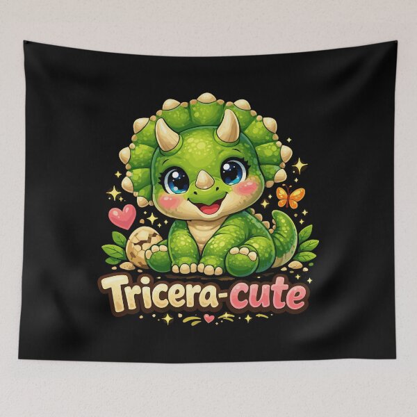 Item preview, Tricera-cute: Cute Triceratops Baby Dinosaur designed and sold by Pineapple-Tree.
