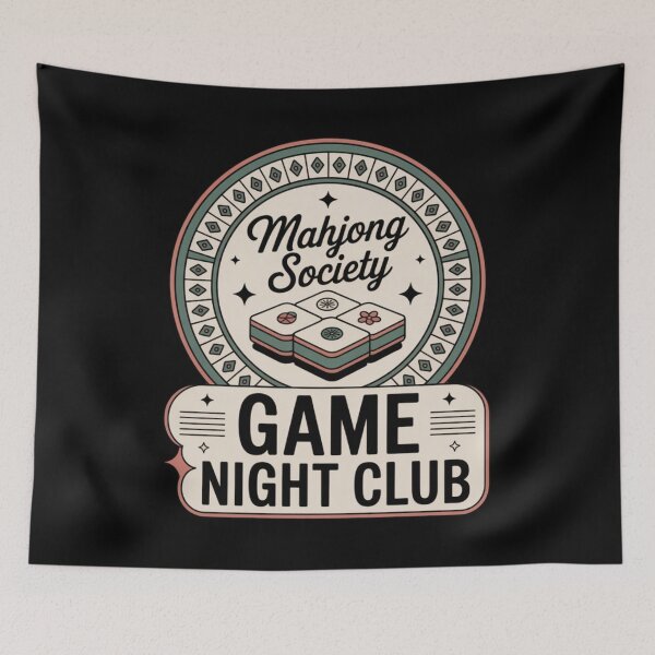 Item preview, mahjong lover - mahjong player - mahjong tiles - tile game - tile rack - game night - tabletop games - strategy game - cozy game - tea and tiles - clever strategy - mahjong club - social games designed and sold by JansenGS.