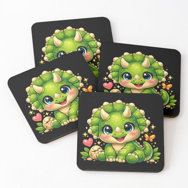 Item preview, Cute Triceratops – Little Baby Dinosaur designed and sold by Pineapple-Tree.