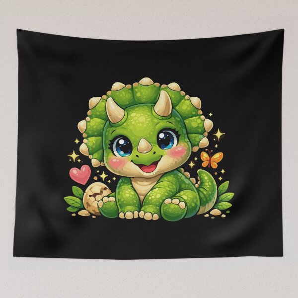 Item preview, Lindo Triceratops – Pequeño Dinosaurio Bebé designed and sold by Pineapple-Tree.