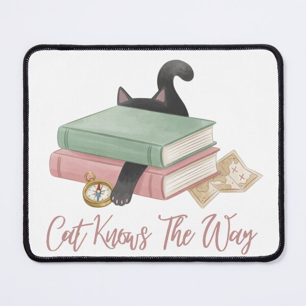 Item preview, Cat Knows The Way — Vintage Compass Map Mystery Tee designed and sold by kosimazaki.