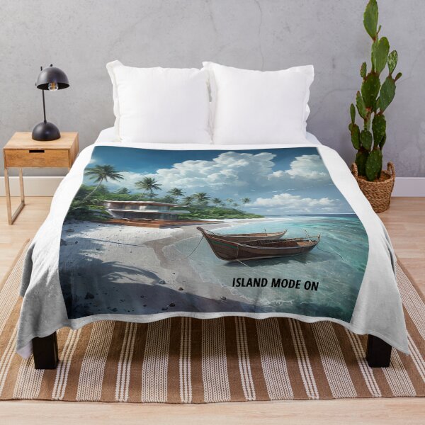 Item preview, ISLAND MODE ON - Modern Tropical Villa Art designed and sold by Modern Nest Art.